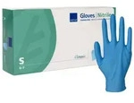 ABENA GmbH Nitril-Handschuhe Abena - Einmalhandschuhe - Nitril Puderfrei in blau