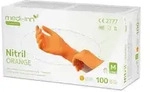Medi-Inn Nitril-Handschuhe Nitril Orange Einmalhandschuhe puderfrei AQL: 1.5 M