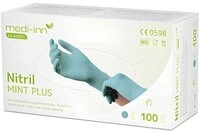 Medi-Inn Einweghandschuhe 1000x Classic Handschuhe Nitril puderfrei mint Mint Plus