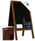 ALLboards Standtafel ALLboards Kundenstopper mit lackiertem Holzrahmen...