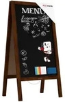 ALLboards Standtafel ALLboards Kundenstopper mit lackiertem Holzrahmen...