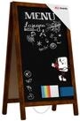 ALLboards Standtafel ALLboards Kundenstopper mit lackiertem Holzrahmen...