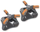 Brandson Kreisregner Garten Sprinkler, 360&deg; Rasensprenger, 3 Arm Rasensnsprikler