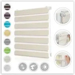 Doppelrollo Duo Rollo Klemmfix, LICHTBLICK ORIGINAL, Lichtschutz, ohne Bohren,
