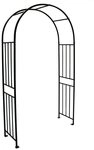 DEGAMO Rosenbogen VERSAILLES, 1 St., H&ouml;he 220, Breite 120cm, Metall schwarz