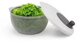 Pro Home Salatschleuder 3D Kurbel, (4 Liter / &Oslash;25cm, 3in1 - Schleuder, Sieb und