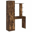 vidaXL Schreibtisch Schreibtisch 2 pcs Ger&auml;ucherte Eiche (2-St)