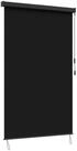 Rollo Rollo Schwarz 120 x 250 cm Stoff und Aluminium, vidaXL