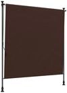 vidaXL Markise Outdoor Rollo Braun 120 x 270 cm (1-St)