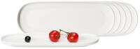 Ritzenhoff & Breker Servierplatte Kelly Servierplatten 30,5 x 11 cm 6er Set,