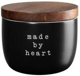 ASA SELECTION Vorratsdose hey! Marmeladendose made by heart schwarz 0,25l, New...