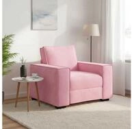 vidaXL Sofa, Sessel Rosa 60 cm Samt
