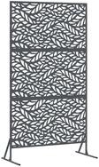 vidaXL Gartenzaun Sichtschutz Anthrazit 100 x 50 x 180 cm Stahl, (1-St)