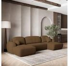 Masseno Ecksofa SAVONA mit Schlaffunktion U-Form, Sofa mit Bettkasten