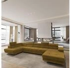 Masseno Ecksofa TORIVA mit Schlaffunktion U-Form, Sofa mit Bettkasten