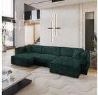 Masseno Ecksofa SARMO mit Schlaffunktion U-Form, Sofa mit Bettkasten