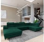 Masseno Ecksofa RUBANO mit Schlaffunktion U-Form, Sofa mit Bettkasten