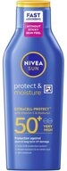 Nivea Sun Sonnenschutzlotion Schutz & Pflege Lotion LSF50+, Mit Vitamin C und