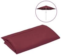 vidaXL Schutzplane, Ersatzbezug f&uuml;r Sonnenschirm Bordeauxrot 300 cm