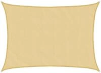 vidaXL Sonnensegel Sonnensegel Sandfarbe 8x6 m 100% Polyester Oxford, (1-tlg)