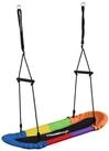 relaxdays Nestschaukel oval 150 kg mit Griffe, Bunt