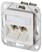BTR Handz&auml;hler BTR NETCOM Anschlussdose, Cat.6A 2xRJ45,Upk,rws TN...