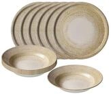Ritzenhoff & Breker Tafelservice Rimini Pizza- und Pasta-Set 12er Set (12-tlg), 6