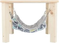 TRIXIE Kleintierhaus Unterstand mit H&auml;ngematte Sunny - bunt/grau - 37 &times; 29 &times; 37 cm
