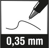 PENTEL Tintenroller 12x Pentel BL77E-CX Pentel EnerGel eco BL77 Gelschreiber 0,35 mm