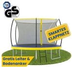 Zero Gravity Gartentrampolin 305x213/366x244/457x366 cm, Ovales Trampolin inkl.