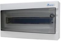 Kopp Verteilerbox KOPP Aufputz-Verteilerkasten N18C, IP40, mit T&uuml;r, 1-reihig,...