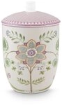 PiP Studio Vorratsdose Lily&Lotus Vorratsdose weiss/bunt 1,5l, Porzellan