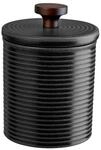 ASA SELECTION Vorratsdose kitchen'art Vorratsdose schwarz &Oslash; 9,5 cm, Steingut