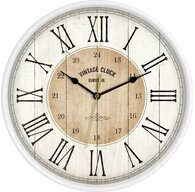 EUROTIME Wanduhr Quarzwanduhr 81748-07