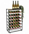DanDiBo Weinregal Metall Schwarz Stehend 30 Flaschen 96605 Flaschenregal...