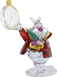 Swarovski Dekofigur Kristallfigur Sammelfigur Alice White Rabbit Wei&szlig;es Kaninchen (1
