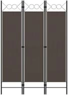 vidaXL Raumteiler 3-tlg. Raumteiler Anthrazit 120 x 180 cm, 3-tlg.