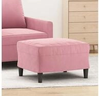 vidaXL Fu&szlig;hocker, Fu&szlig;hocker Rosa 60x50x41 cm Samt