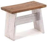 DESIGN DELIGHTS Hocker SITZB&Auml;NKCHEN "SCHEMEL 40", Altholz massiv, 31x40x25cm,