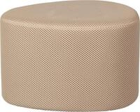 WOOOD Hocker Puuk mit Wave-Mesh-Bezug und 3D-Effekt B 60 x T 47 x H 38 cm,...