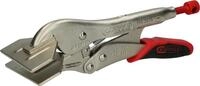 KS Tools Zangenset Breitmaul-Flachbacken-Gripzange mit Easy-Release, 205mm (115.2076)