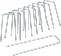 Windhager Gartenvlies Befestigungshering aus Metall, wiederverwendbar, 10 Stk.,