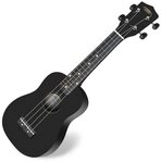 Classic Cantabile Ukulele Sopranukulele (Ukulele, Uke, 15 B&uuml;nde, leichtg&auml;ngige
