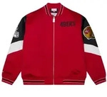 Mitchell & Ness Collegejacke Heavyweight Satin NFL San Francisco 49ers rot XXL