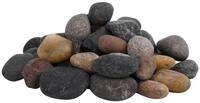 vidaXL Aquariendeko Polierte Kiesel 25 kg Mehrfarbig 5-8 cm