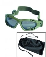 Mil-Tec Sonnenbrille COMMANDO BRILLE AIR PRO OLIV SMOKE