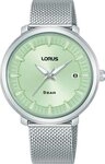 LORUS Quarzuhr RG805DX9, Armbanduhr, Damenuhr, Edelstahlarmband, analog, Tag