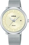LORUS Quarzuhr RG809DX9, Armbanduhr, Damenuhr, Edelstahlarmband, analog, Tag