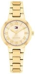 Tommy Hilfiger Quarzuhr Becca 1782905, Armbanduhr, Damenuhr, Edelstahlarmband,...