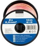 Vivanco 46824 Lautsprecherkabel 10 m &ndash; 2&times; 2,5 mm&sup2; Audio-Kabel auf Minispule